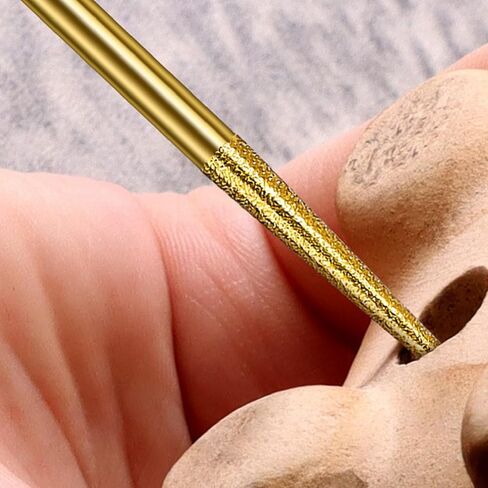 ACCUFINE 𝐃𝐢𝐚𝐦𝐨𝐧𝐝 شنت 𝐁𝐞𝐚𝐝 𝐑𝐞𝐚𝐦𝐞𝐫 مطلي بالتيتانيوم 10 قطعة أشكال مختلفة خرز مخرطة لقمة ثقب لصنع المجوهرات in Kuwait