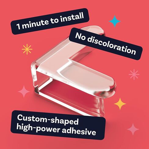 12 Pcs Corner Guards for Furniture, Clear Table Edge Protectors, Soft PVC with Strong Adhesive in Saudi Arabia