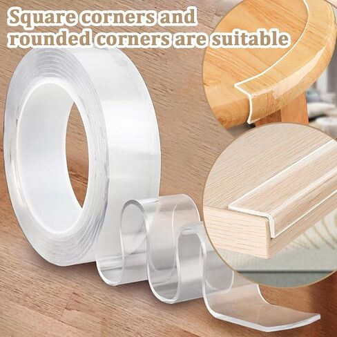 5M Baby Corner Guards, Self-Adhesive Transparent Edge Protectors for Furniture Safety in Saudi Arabia