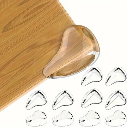 10PCS Transparent Corner Protectors Suitable for Furniture, Tables, cabinets, and Other Sharp Corners and Edges, Transparently in Saudi Arabia