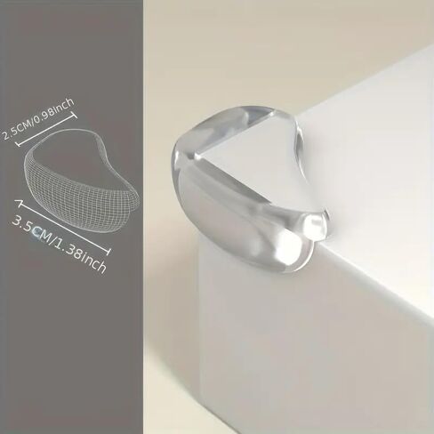 10PCS Transparent Corner Protectors Suitable for Furniture, Tables, cabinets, and Other Sharp Corners and Edges, Transparently in Saudi Arabia