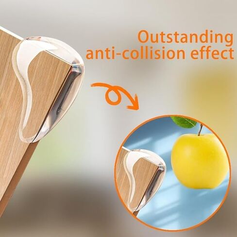 10PCS Transparent Corner Protectors Suitable for Furniture, Tables, cabinets, and Other Sharp Corners and Edges, Transparently in Saudi Arabia