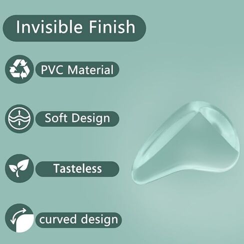 10PCS Transparent Corner Protectors Suitable for Furniture, Tables, cabinets, and Other Sharp Corners and Edges, Transparently in Saudi Arabia