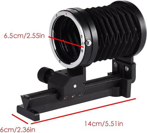ماكرو قريب من الأسفل لحامل EF تلسكوبي وقابل للتعديل مناسب لكاميرات Canon EOS in Saudi Arabia