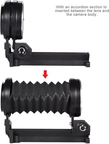 ماكرو قريب من الأسفل لحامل EF تلسكوبي وقابل للتعديل مناسب لكاميرات Canon EOS in Saudi Arabia