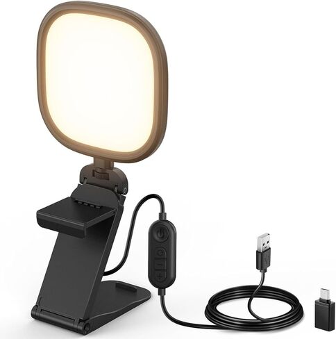 NEEWER Basics 5" 10W LED Streaming Light, Bi Color Edge Lit Clip on Full Screen USB Desk Lamp Lighting CRI95 for Monitor Laptop Computer Webcam Video Conference Zoom Call Recording, NL10 in Saudi Arabia
