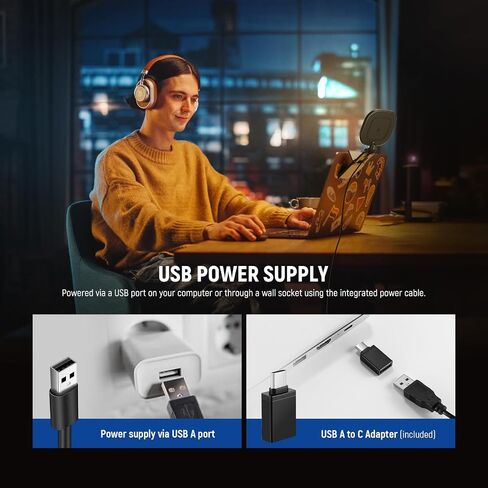 NEEWER Basics 5" 10W LED Streaming Light, Bi Color Edge Lit Clip on Full Screen USB Desk Lamp Lighting CRI95 for Monitor Laptop Computer Webcam Video Conference Zoom Call Recording, NL10 in Saudi Arabia