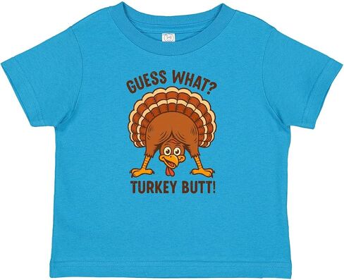 inktastic Guess What Turkey Butt Baby T-Shirt in Saudi Arabia