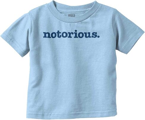 Brisco Brands Notorious Cool 1990s Throwback Toddler Boy Girl T Shirt in Saudi Arabia