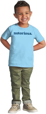 Brisco Brands Notorious Cool 1990s Throwback Toddler Boy Girl T Shirt in Saudi Arabia