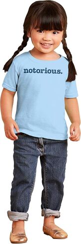 Brisco Brands Notorious Cool 1990s Throwback Toddler Boy Girl T Shirt in Saudi Arabia
