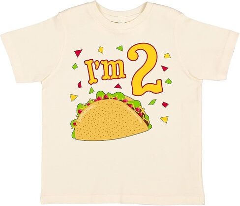 تي شيرت Inktastic I'm Two- Taco لحفلات عيد الميلاد للأطفال الصغار in Saudi Arabia