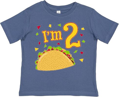 تي شيرت Inktastic I'm Two- Taco لحفلات عيد الميلاد للأطفال الصغار in Saudi Arabia