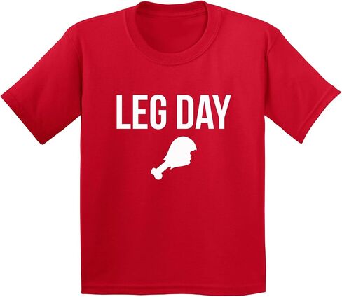 Leg Day Short Sleeve Baby, Toddler Unisex Tee Shirt in Saudi Arabia