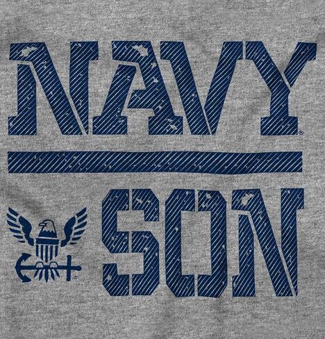 بريسكو براندز US Navy Son Military Anchor Logo Baby Bodysuit Jumper Boys in Saudi Arabia