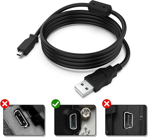 Replacement U-8 USB Data Cable Compatible with Kodak EasyShare Digital Cameras Z1012 is, Z1015 is, Z1085 is, Z1275, Z1285, Z1485 is, Z612, Z650, Z700, Z710, Z712 is, Z730, Z740, Z760 (4FT) in Saudi Arabia