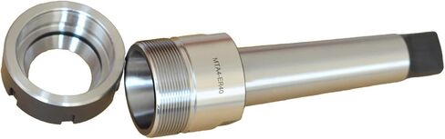 High Precision MT4 ER40 Collet Chuck | Morse Taper MT4 Tool Holder | MTA4-ER40UM Flat Tail Shank for CNC Lathe & Milling Machine in Saudi Arabia