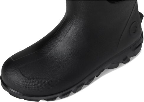 BOGS Women's Classic Seamless Mid Rain Boot, Black, 6 in Saudi Arabia