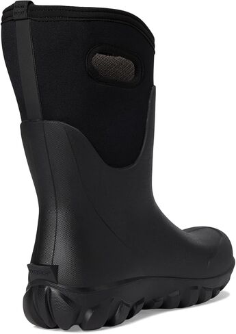 BOGS Women's Classic Seamless Mid Rain Boot, Black, 6 in Saudi Arabia