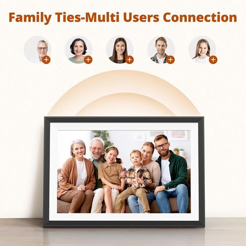 Dragon Touch 10.1'' WiFi Digital Picture Frame with Dual Swappable Snap Frames – 1280×800 HD IPS Touch Screen, Auto-Rotate, Instantly Share Photos/Videos via Free App, Gift for Birthday, Wedding, Mom in Saudi Arabia