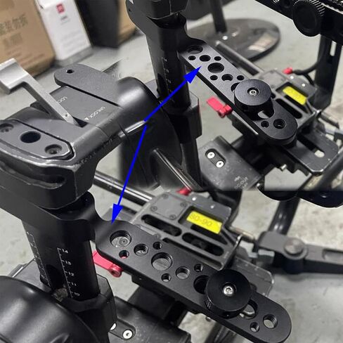Ronin 2 Image Transmission Bracket, Tilt Axis Cage Arm Extension Stand Bracket Mount for DJI Teradek Bolt Bond Vaxis Video Transmission Transmitter Receiver, RED in Saudi Arabia
