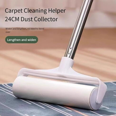 Long Handle Brush with Replaceable Sticky Paper for Continuous Dust Removal (4) in Saudi Arabia