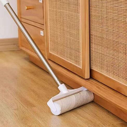 Long Handle Brush with Replaceable Sticky Paper for Continuous Dust Removal (4) in Saudi Arabia