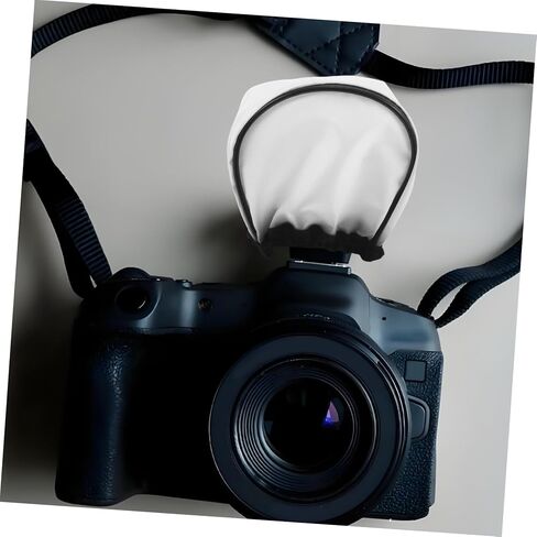 Gadpiparty Universal Soft Cloth Flash Diffuser Cover for Photography Light Modifier Reflector for Strobe Flash Elastic Strap Compatible Camera Brands in Saudi Arabia