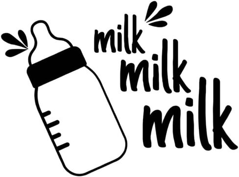 Milk Milk Milk Baby Bodysuit Onesie in Saudi Arabia