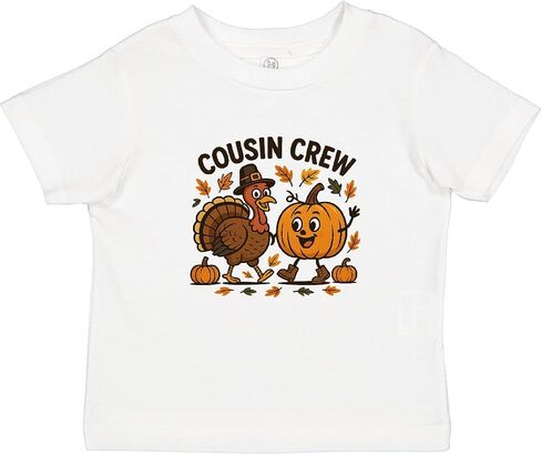 inktastic Thanksgiving Cousin Crew Baby T-Shirt in Saudi Arabia