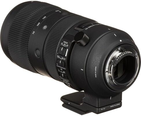 حزمة سيجما 70-200 ملم f/2.8 DG OS HSM الرياضية لنيكون F (590955). العدسة المثالية للصور الشخصية الاحترافية وحفلات الزفاف والمغامرات الداخلية والخارجية والحياة البرية والسفر ورحلات السفاري واستخدام الصور + الملحقات in Kuwait