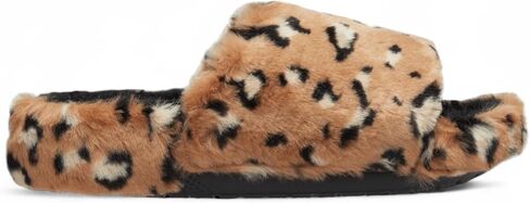 Crocs Unisex Adult Classic Leopard Fur Slide in Saudi Arabia