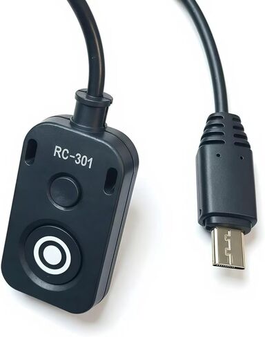 RC-301 Camera Remote Shutter Release Cable for SNY A7, A9, A6000/A6100/A6300/A6400/A6500/A6600Series Cameras, Black, Compatible with Multi Socket Interface in Saudi Arabia
