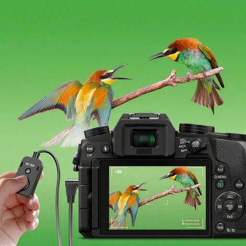 RC-301 Camera Remote Shutter Release Cable for SNY A7, A9, A6000/A6100/A6300/A6400/A6500/A6600Series Cameras, Black, Compatible with Multi Socket Interface in Saudi Arabia