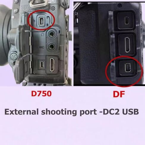كابل تحرير الكاميرا RC-301 لـ Nkon، التحكم عن بعد في الغالق متوافق مع DF، Z5، Z6، Z7، D750، D7200، D7100، D7000، D7500، D600 Series، D5000 in Saudi Arabia
