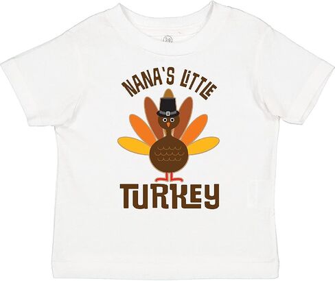inktastic Thanksgiving Nana Little Turkey Toddler T-Shirt in Saudi Arabia