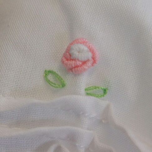 Petit Ami Baby Girls Daygown with Heart Smocking and Pearls (Pink, 24 Month) in Saudi Arabia