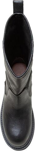 Linea Paolo - THATCHER - Womens Lug Sole Leather Moto Boots in Saudi Arabia