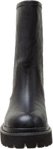 Linea Paolo - THATCHER - Womens Lug Sole Leather Moto Boots in Saudi Arabia