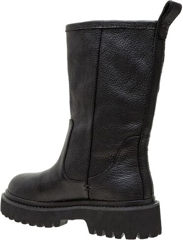 Linea Paolo - THATCHER - Womens Lug Sole Leather Moto Boots in Saudi Arabia