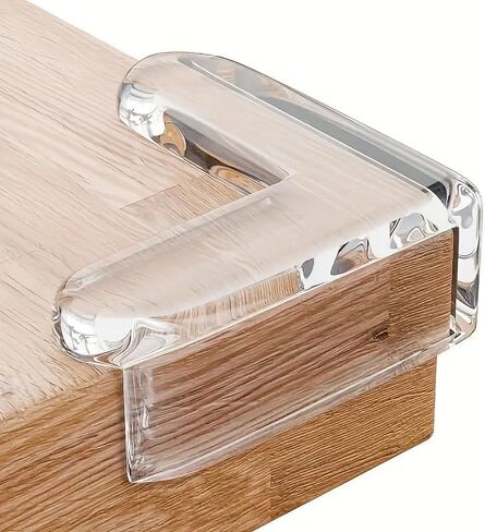 12 Pack Corner Protector (L Shape) Clear Furniture Corner Guard & Edge Safety Bumpers for Table Edges & Sharp Corners in Saudi Arabia