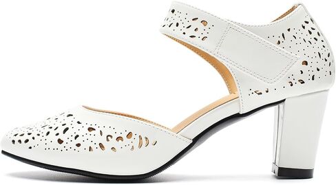 حذاء نسائي عتيق من Mary Janes بكعب عريض مريح بكعب منخفض أكسفورد بمقدمة مغلقة حذاء عمل أنيق للمكتب in Kuwait
