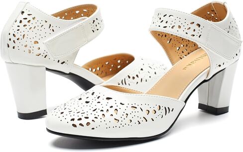 حذاء نسائي عتيق من Mary Janes بكعب عريض مريح بكعب منخفض أكسفورد بمقدمة مغلقة حذاء عمل أنيق للمكتب in Kuwait