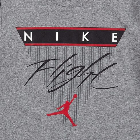 Jordan Baby Boy's Flight History Tee (Toddler) Carbon Heather 2T in Saudi Arabia