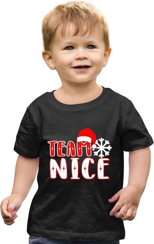 Go All Out Team Nice Funny Christmas Eve Morning Party Mens Toddler Women Youth T-Shirt in Saudi Arabia
