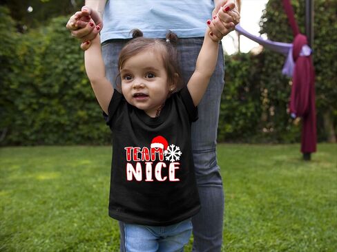 Go All Out Team Nice Funny Christmas Eve Morning Party Mens Toddler Women Youth T-Shirt in Saudi Arabia