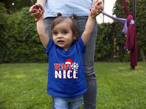 Go All Out Team Nice Funny Christmas Eve Morning Party Mens Toddler Women Youth T-Shirt in Saudi Arabia