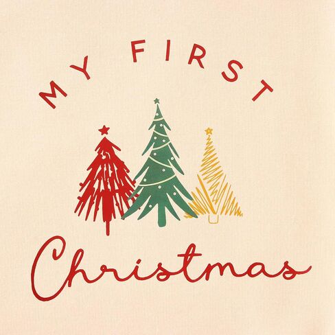 CM C&M WODRO Baby Boy Girl Christmas Outfit My First Christmas Sweatshirt Romper Infant Long Sleeve Onesie Winter Clothes in Saudi Arabia