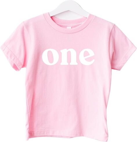 Bold One 1st Birthday Shirt for Baby Girls Boys First Birthday Graphic Tees Tops Outfit in Saudi Arabia
