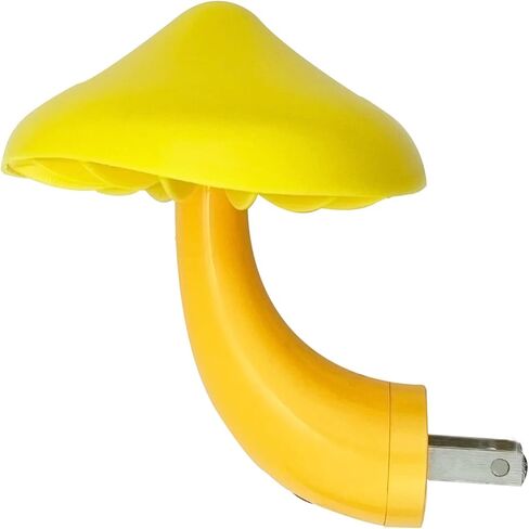 Sensor LED Mushroom Night Lights - 2Pack Plug into Wall Mushroom Lamp, Cute Mini Dream Bed Nightlight for Kids Adults for Home Office, Bedroom, Bathroom Toilet, Stairs, Hallway Corridor, Warm White in Saudi Arabia